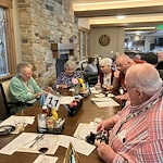 Noel Manor Retirement Living Verona, WI, residents enjoy dining together