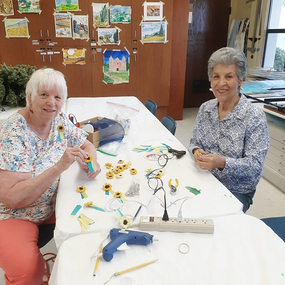 Covenant Living at the Samarkand in Santa Barbara, CA, resident activity - craft