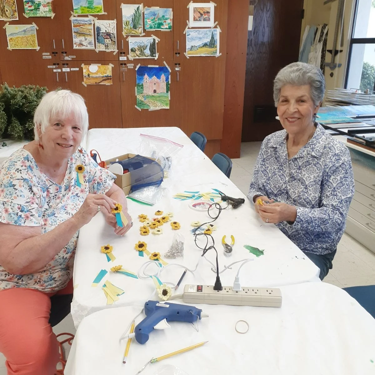 Covenant Living at the Samarkand in Santa Barbara, CA, resident activity - craft