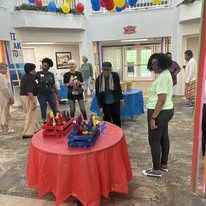 Shads Landing Gracious Retirement Living Hawthorn Senior Independent Living in Charlotte, North Carolina residents playing a game inside