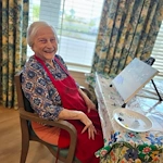 Residents of the Blake at LPGA got creative during Art Attack with Veronica