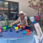 Covenant Living at Mount Miguel in Spring Valley, CA, resident participating in a fun outdoor activity