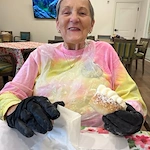 Residents of The Blake at Miramar Beach make a Scottish treat at the Blake Bakers event