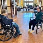 Credo Senior Living - Wichita, KS, resident staying active