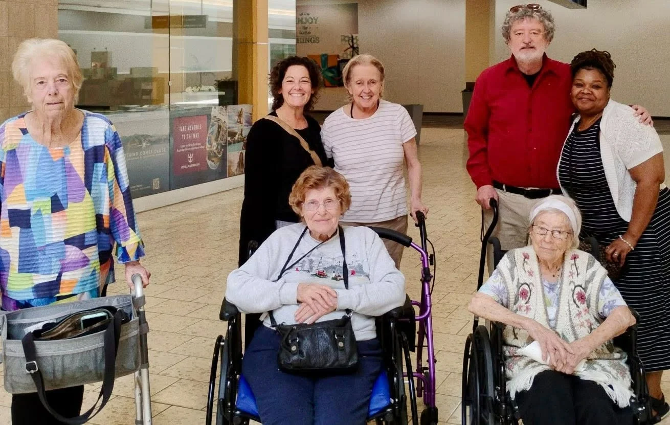 Charter Memory Care of Moline residents enjoy an outing