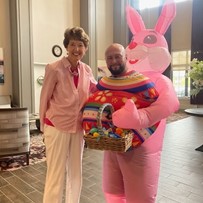The Barclay at Midlothian residents celebrating Easter