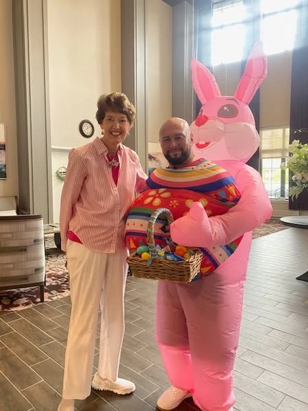 The Barclay at Midlothian residents celebrating Easter