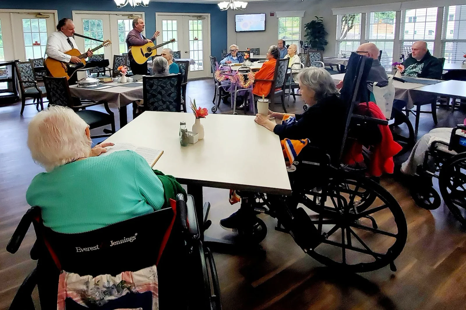 Charter Senior Living of Cookeville residents enjoying entertainment