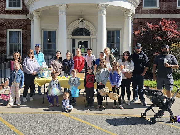 family Easter egg hunt at Shepherd's Care Center