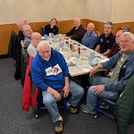 The Waters of Oak Creek Monthly Breakfast Club made their way to the Oak Creek Diner for a 6:30 AM breakfast