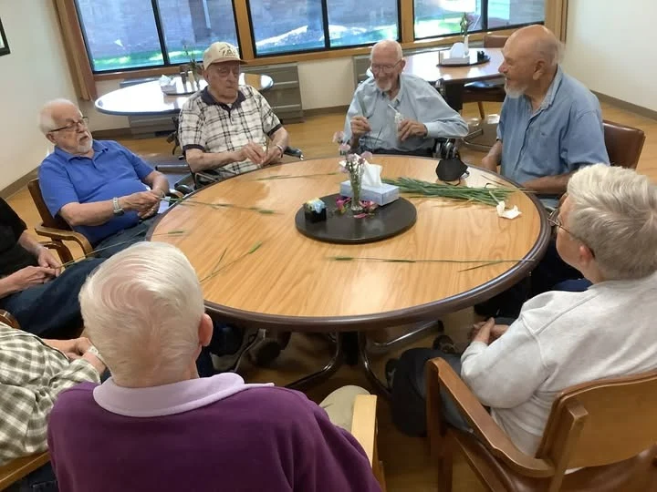 Schowalter Villa residents socializing