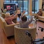 The Barclay at Charlottesville fitness class