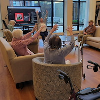 The Barclay at Charlottesville fitness class