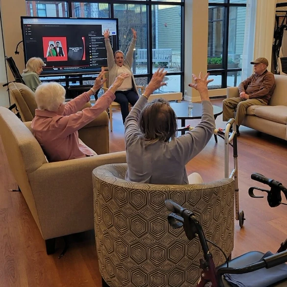 The Barclay at Charlottesville fitness class