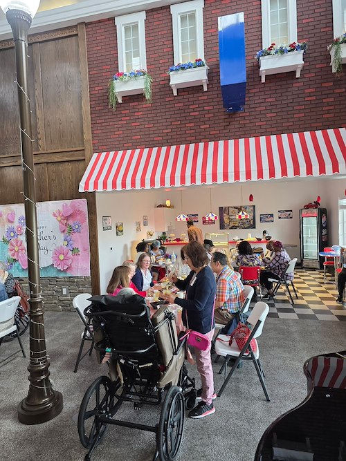 Fieldstone Memory Care of Silverdale Mother's Day celebration