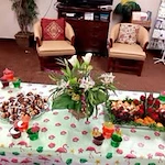 snack table at Steeplechase Gracious Retirement Living Hawthorn Senior Independent Living in Oxford, Florida