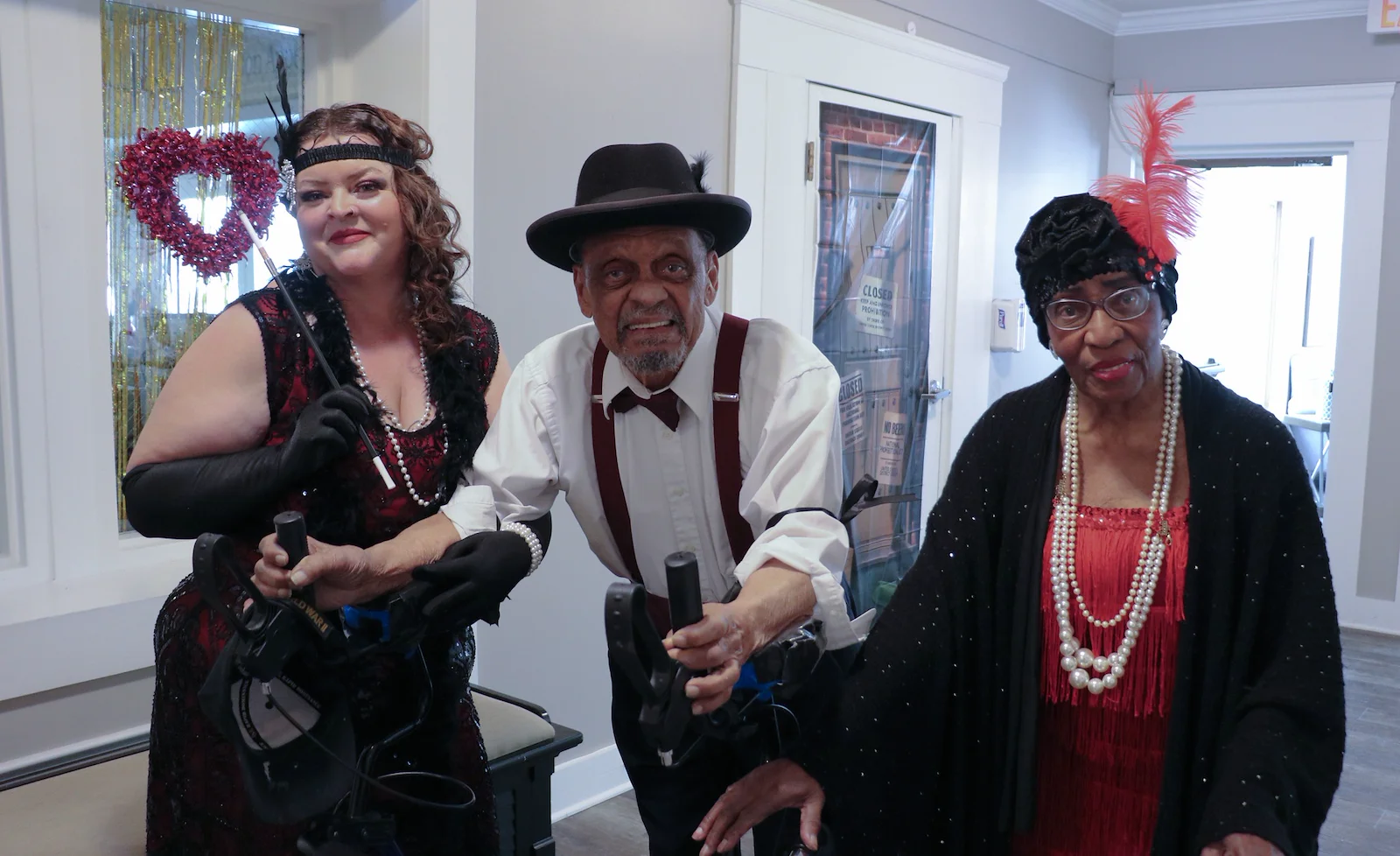 American House Dearborn Heights, senior living community offering independent living and respite care in Dearborn Heights, MI, residents dressed up in costumes