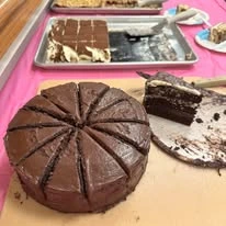 Avamere at St. Helens senior living community offering independent living, assisted living, memory care, and respite care in St. Helens, OR, dessert table setup for a resident celebration