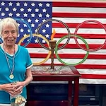 Springwood Landing Gracious Retirement Living Hawthorn Senior independent Living in Vancouver, Washington resident winning a medal in olympics party competition