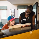 Concord Place Senior Memory Care in Knoxville, TN resident playing piano