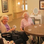 Grace Point Place Assisted Senior Living Memory Care in Oak Lawn, IL residents socializing