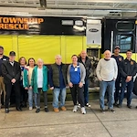 Liberty Place Residents Thank Local Firefighters ... with Pies!