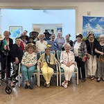 The Blake at Biloxi residents celebrating the Kentucky Derby