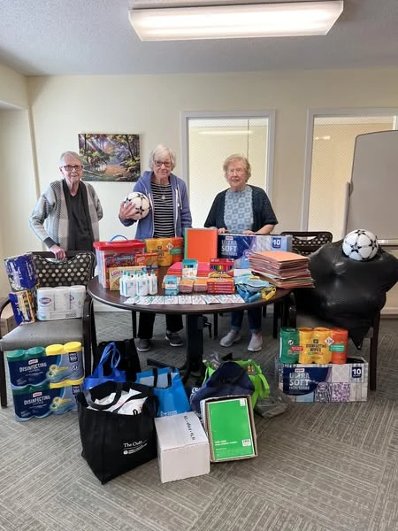 Residents of Village at the Oaks helping give back to their community