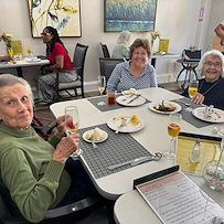 Bartlett Reserve Independent Living residents enjoy a wonderful meal