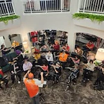 Desert Springs Gracious Retirement Living Hawthorn Senior Independent Living in Oro Valley, Arizona residents in a band