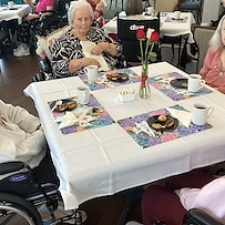 The Seasons@Alexandria (Assisted Living) community event - tea party