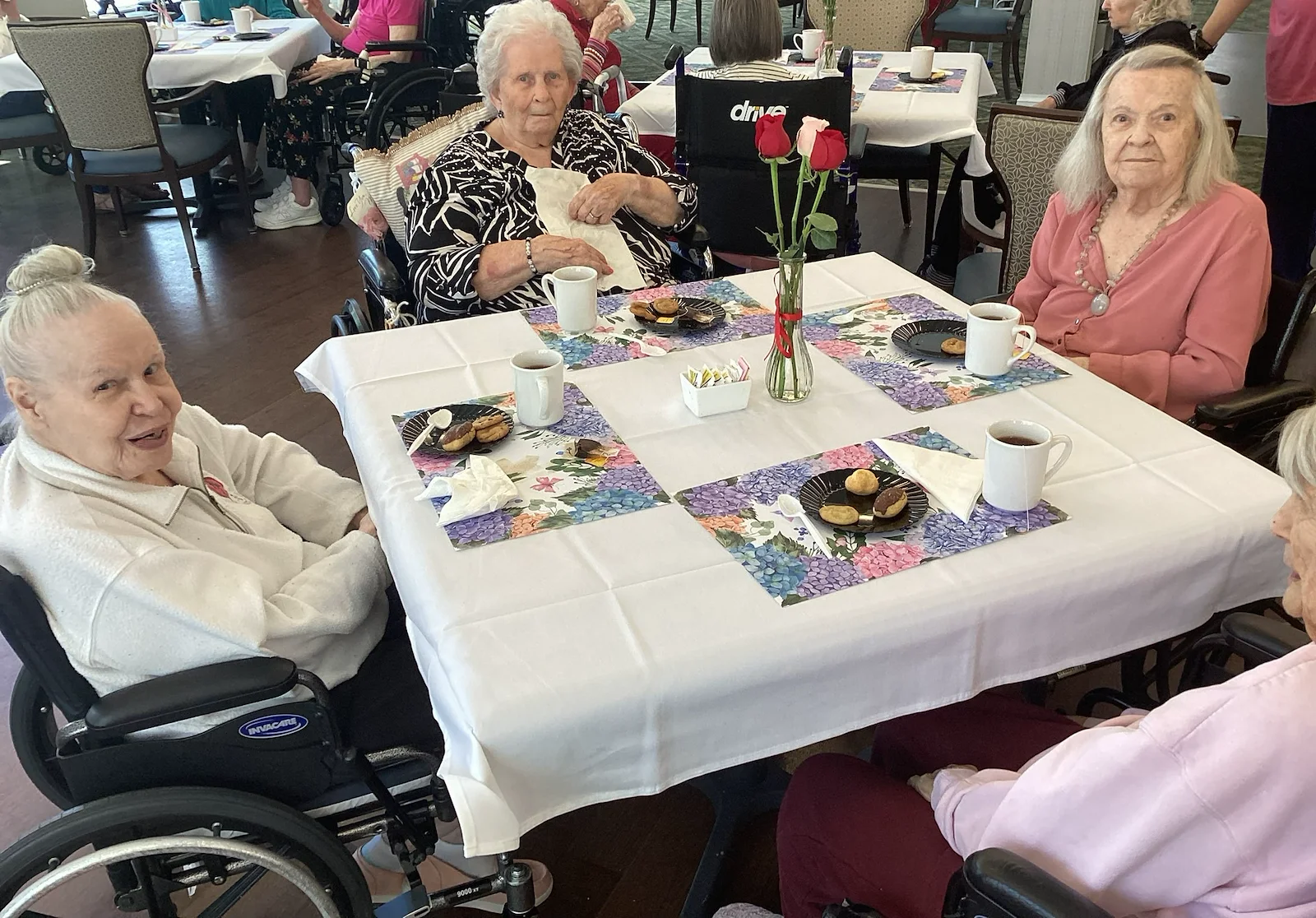 The Seasons@Alexandria (Assisted Living) community event - tea party