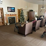 Park Vista Retirement Living – Waupaca, WI, residents enjoy a movie