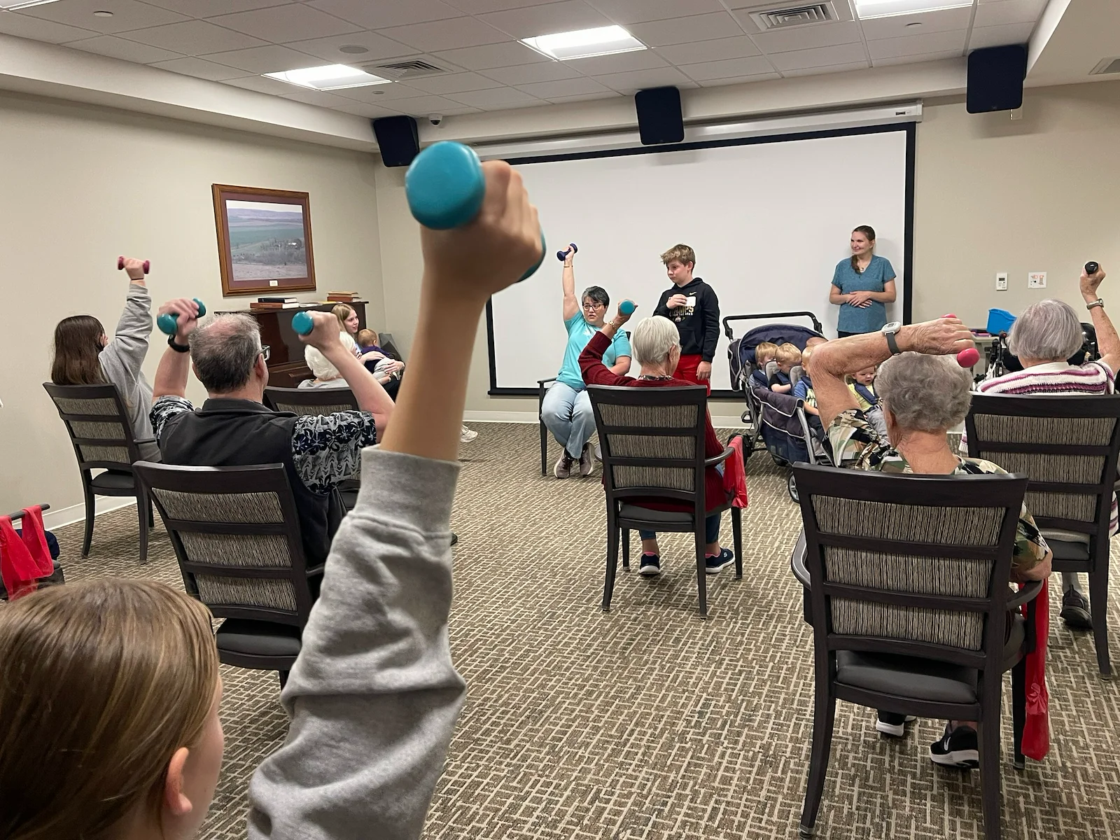 Schowalter Villa exercise class