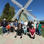 Chateau Pacific Lynnwood, WA, off-site trip to a tulip garden