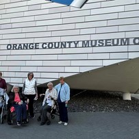 Residents Visiting Orange County Musuem