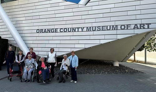 Residents Visiting Orange County Musuem