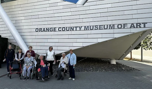 Residents Visiting Orange County Musuem