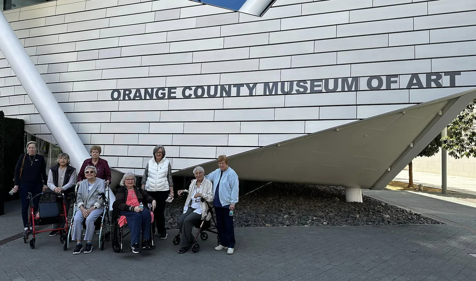 Residents Visiting Orange County Musuem