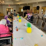 Beachwood Commons by New Perspective in Beachwood, OH, residents enjoying a fun summer celebration