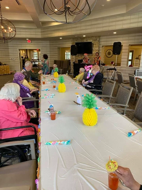 Beachwood Commons by New Perspective in Beachwood, OH, residents enjoying a fun summer celebration