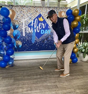 Putting on Father's Day