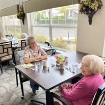 Cascadia Village Senior Living by Cogir in Sandy, Oregon residents