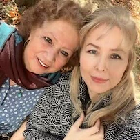 Our lovely caregiver with her client.