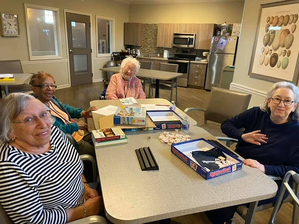 Beachwood Commons by New Perspective in Beachwood, OH,  residents socializing and playing games
