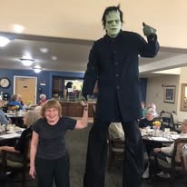 Pioneer Valley Lodge Gracious Retirement Living Hawthorn Senior Independent Living in North Logan, Utah residentsPioneer Valley Lodge Gracious Retirement Living Hawthorn Senior Independent Living in North Logan, Utah resident on Halloween