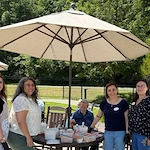 Fieldstone Memory Care of Bainbridge ice cream event