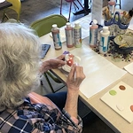 The Barclay at Charlottesville resident activity - painting