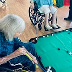 Hidden Lakes Senior Living Community Vero Beach, FL, residents enjoying a fun activity