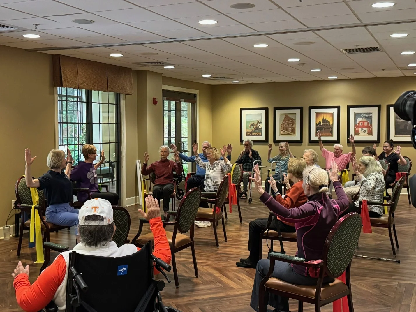 Brookdale Green Hills Cumberland exercise class